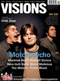 Motorpsycho on the cover of the Visions magazine in February 2001